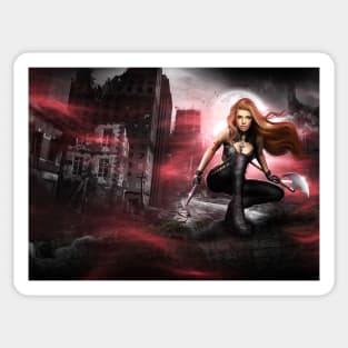 Vampish Background Sticker